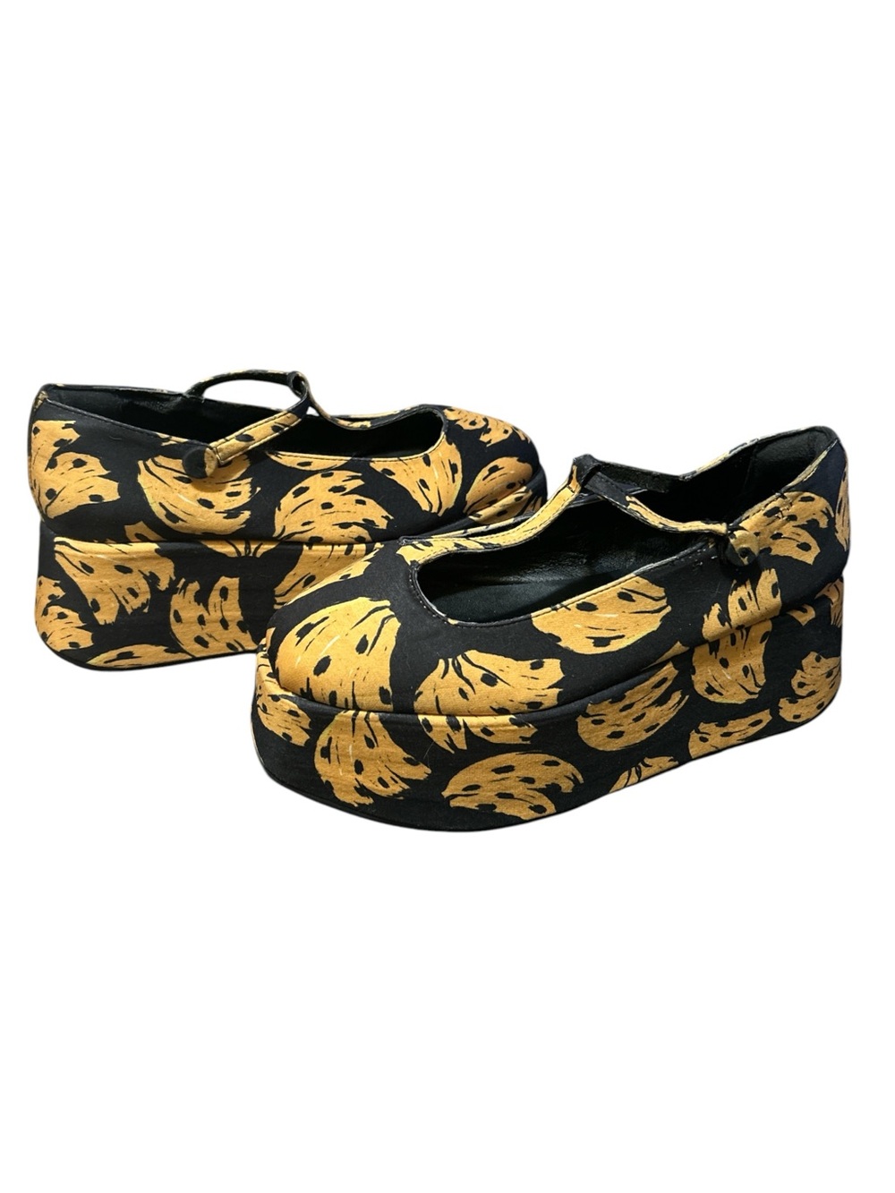 Farm Rio Black Bananica Bunch Platform Ballerina Mary Jane / Women’s Sz 7.5 US - Picture 6 of 14